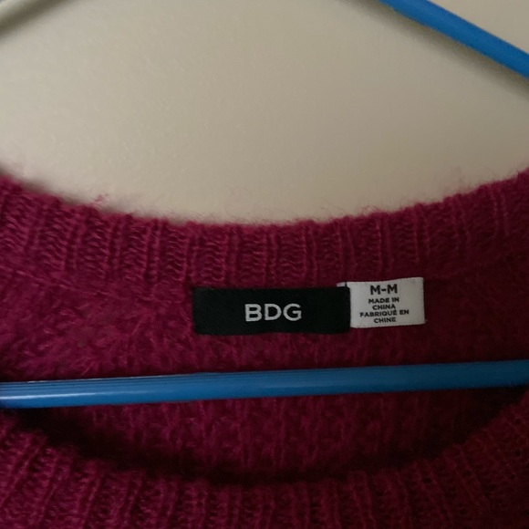 Fuchsia knit sweater - Picture 3 of 3